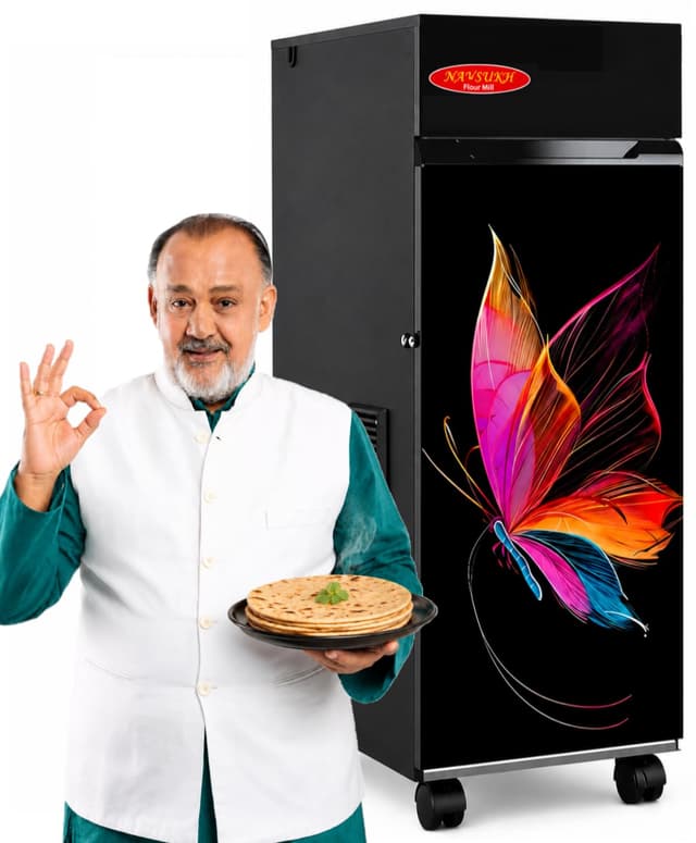 NAVSUKH Prima Plus Atta Chakki, 1 HP, 10–12 kg/hr