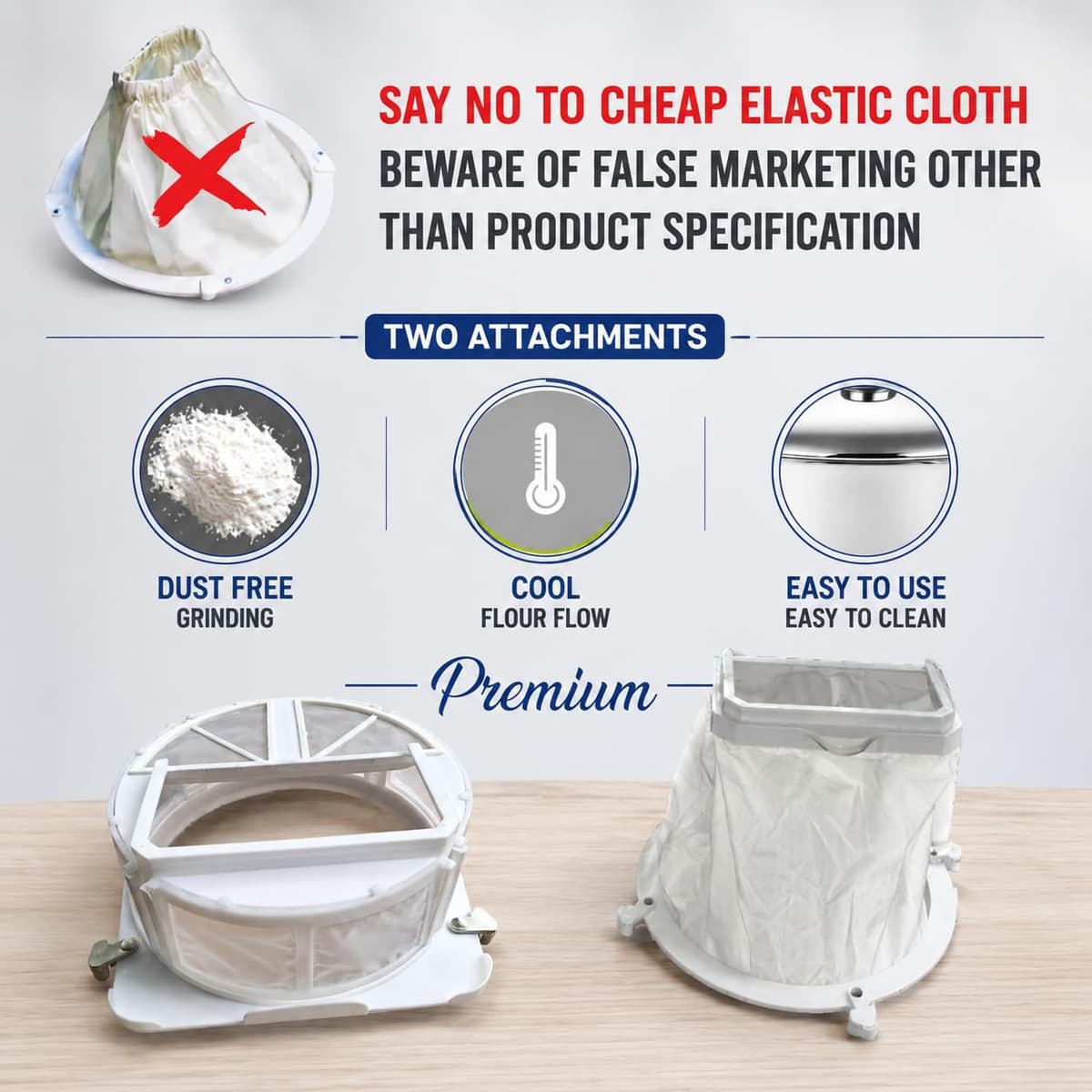 ShreejiFine Atta Chakki 2026 (Regular Plus), 1 HP, 8–12 kg/hr thumbnail 3