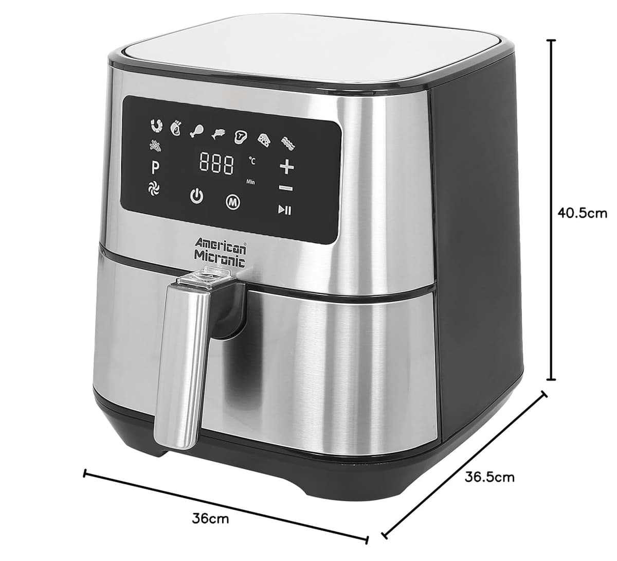 American Micronic 6.5L Digital Air Fryer, 1700W (AMI-AFD-65LDx) thumbnail 2