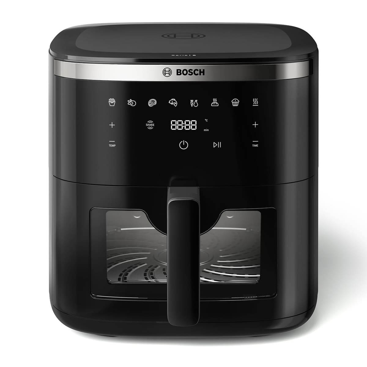 Bosch CrispMaxx Series 6 Digital Air Fryer XL 7.2L with Window, 1800W (MAF671B5IN) - view 1