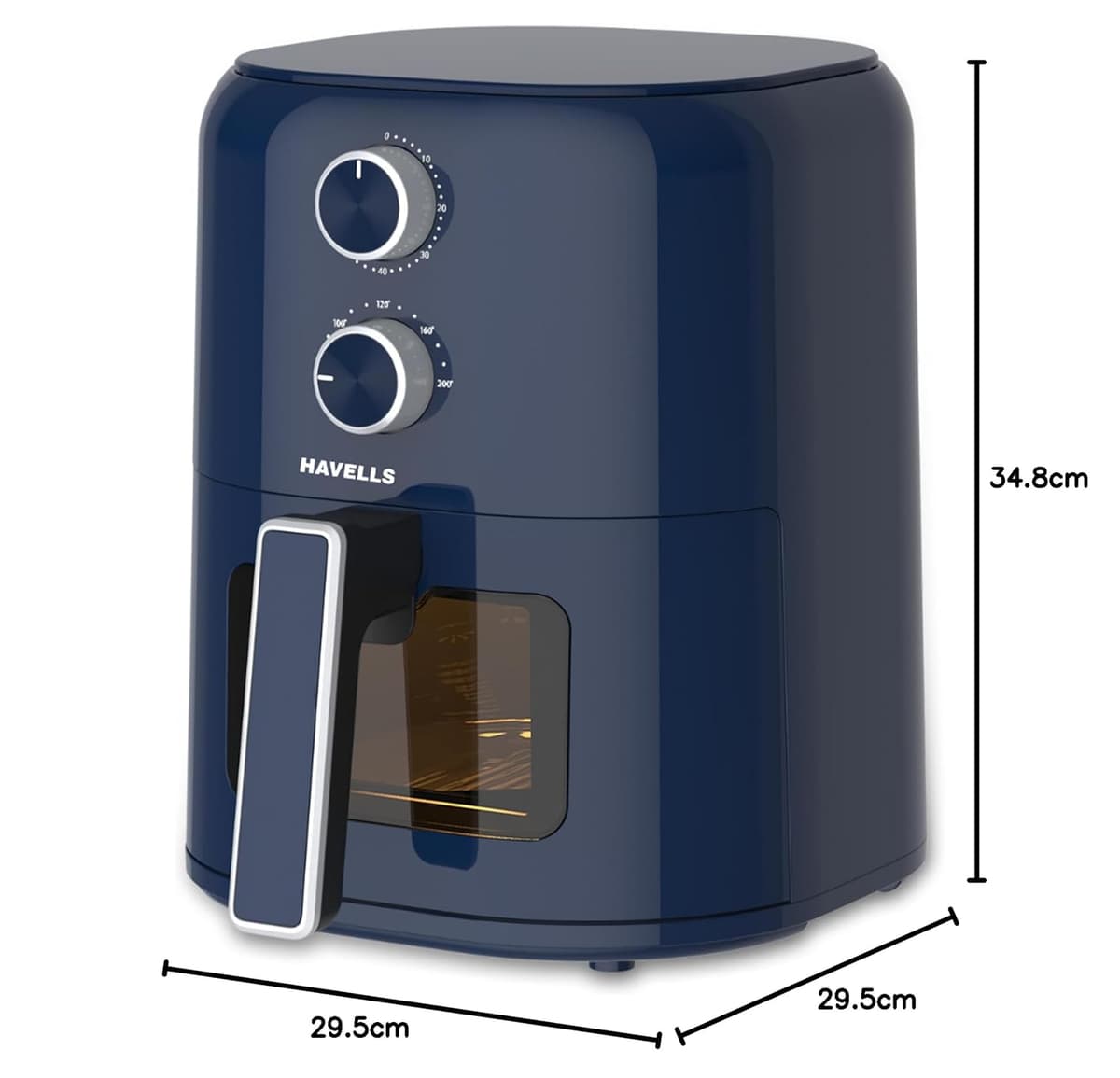 Havells Prolife Brio 4.2L Air Fryer with Window, 1350W thumbnail 3