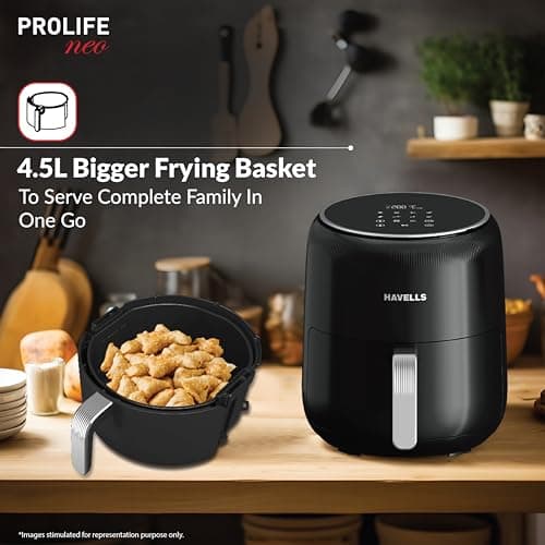 Havells Prolife Neo 4.5L Air Fryer thumbnail 5