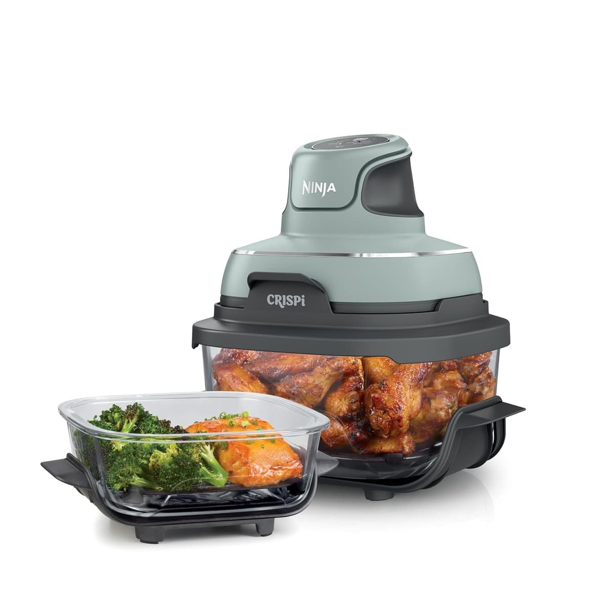 Ninja Crispi CleanCrisp Glass Air Fryer, 1.4L + 3.8L Containers, 1700W (FN101) - view 1