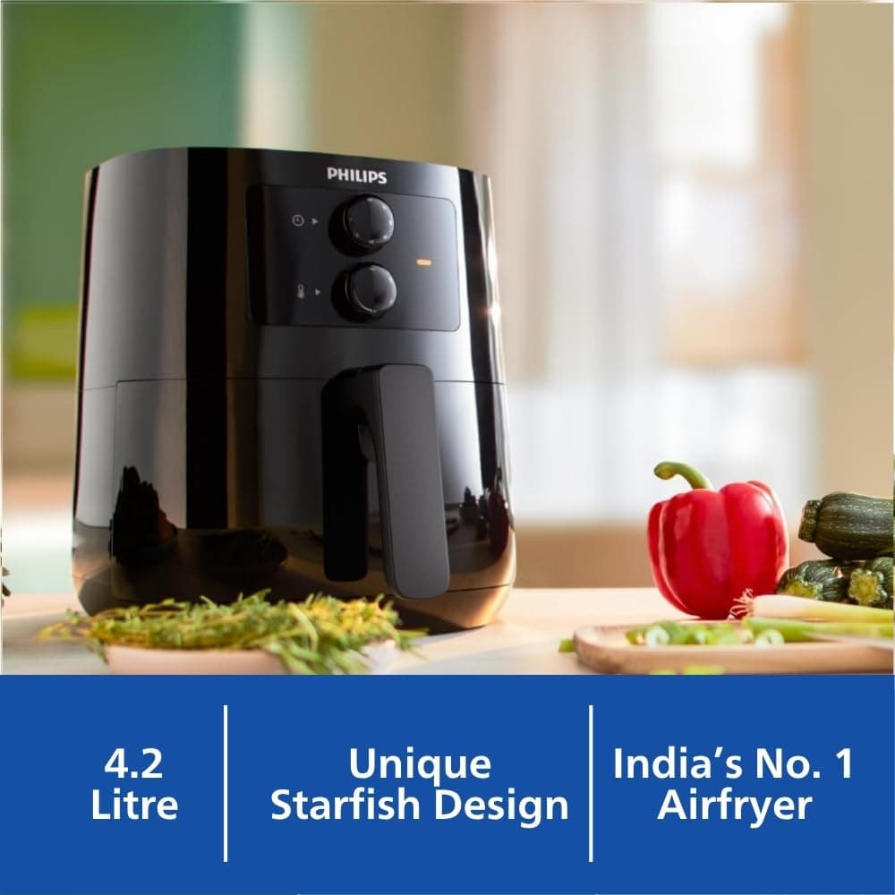 Philips HD9200/90 4.1L Air Fryer, 1400W thumbnail 2