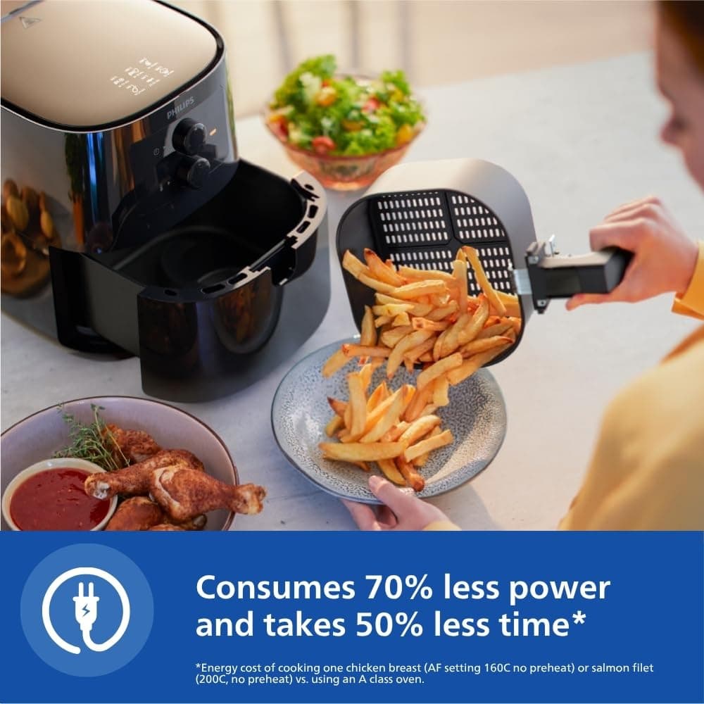 Philips HD9200/90 4.1L Air Fryer, 1400W thumbnail 3