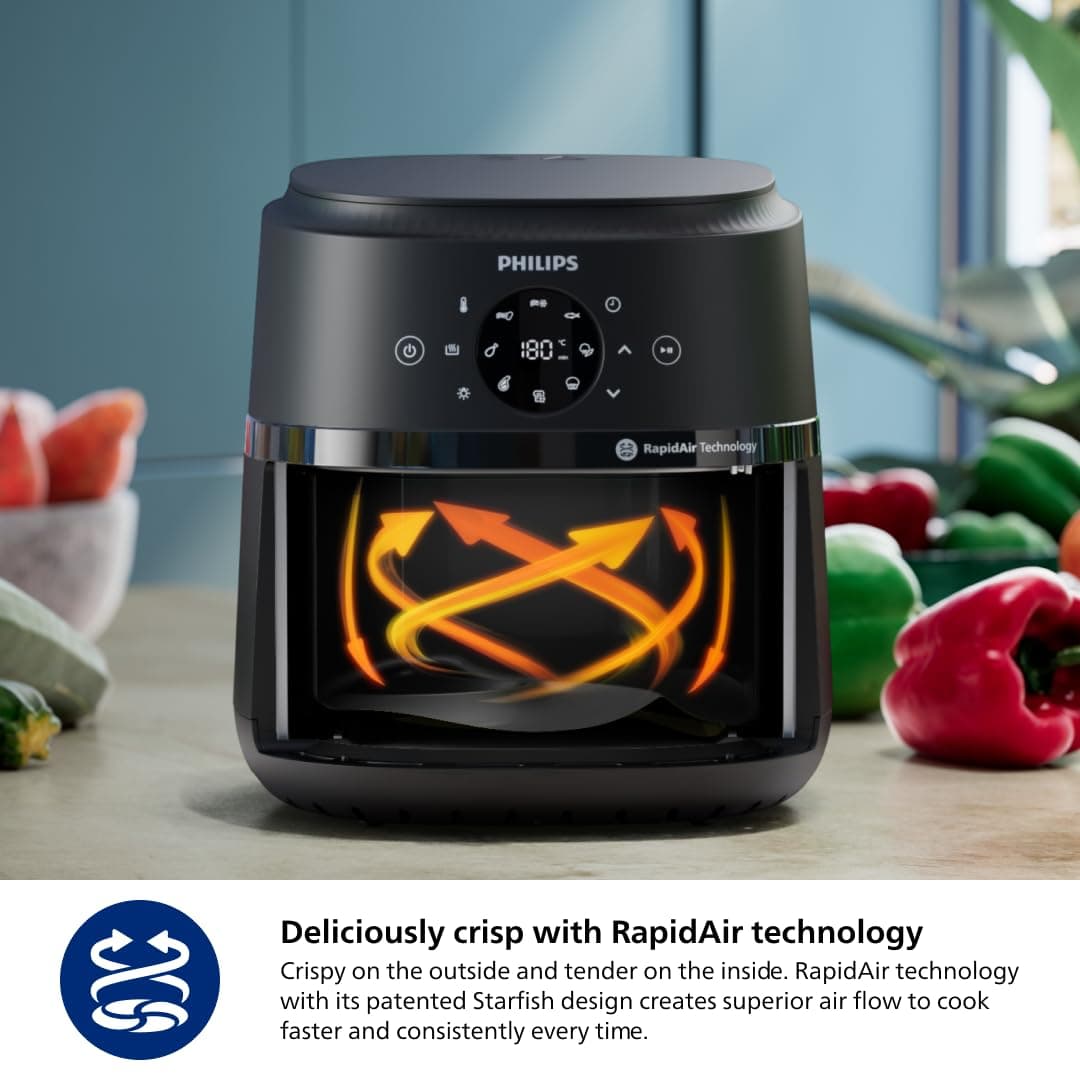 Philips 2000 Series NA221/00 4.2L Air Fryer with Cooking Window, 1500W thumbnail 2