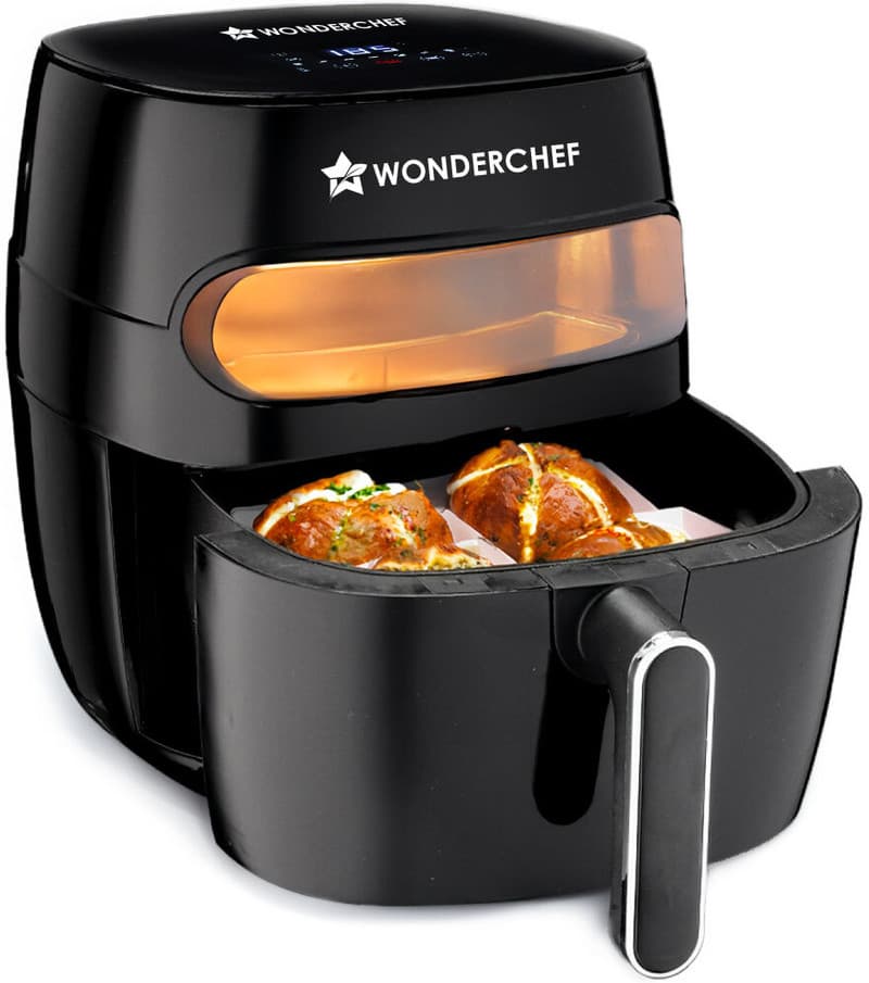 Wonderchef Swift Digital Air Fryer with Window, 6L, 1350W - view 1
