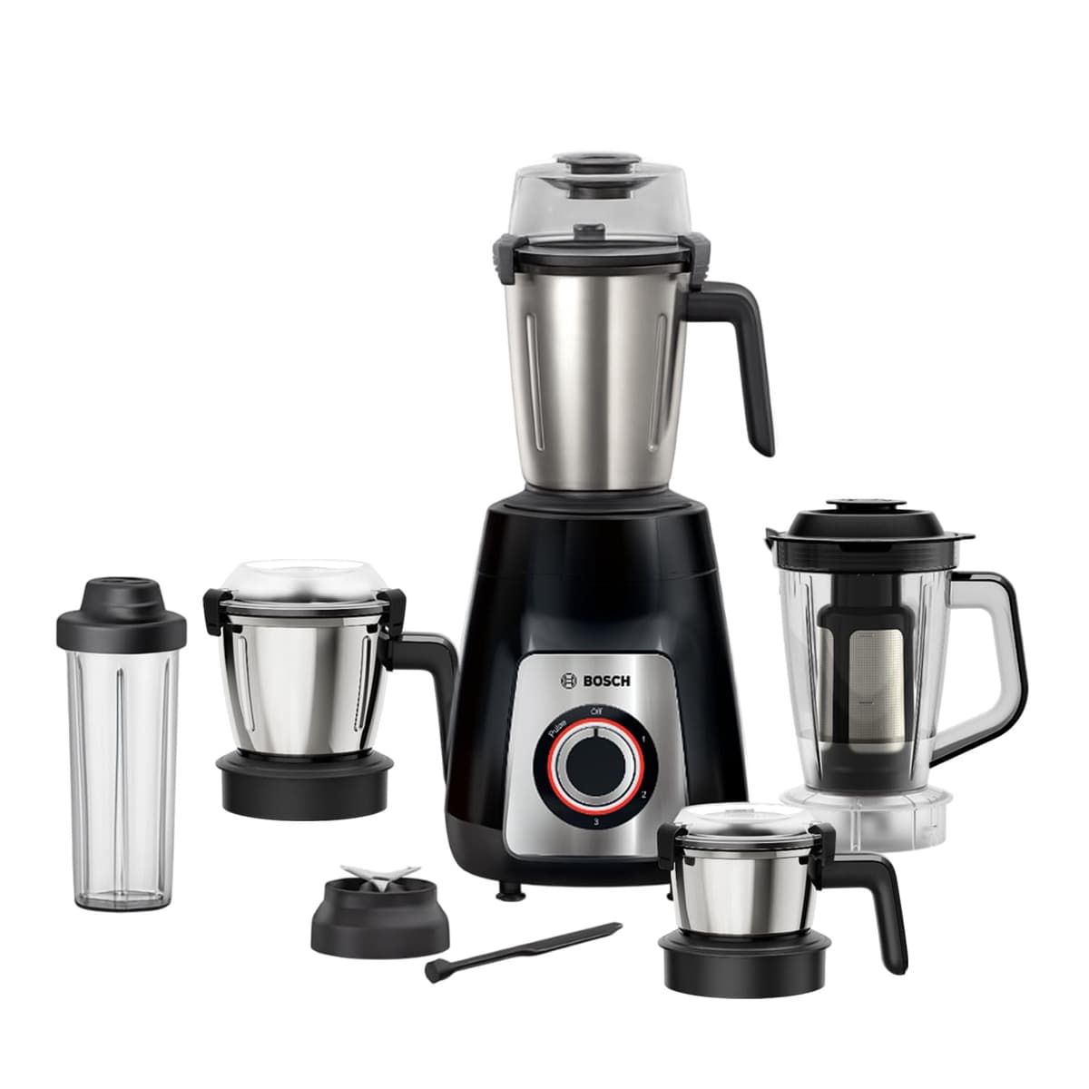 Bosch TrueMixx Pro 1100W Mixer Grinder (5 Jars, MG8915A1KI) - view 1