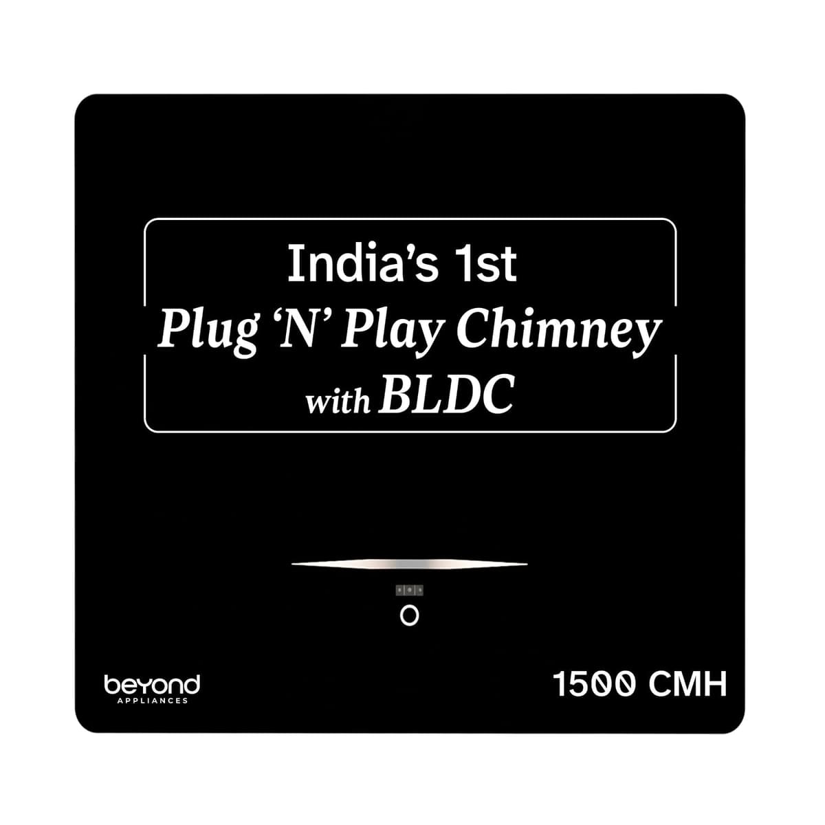 Beyond Appliances Cube BLDC Plug N Play Ductless Kitchen Chimney (1500 CMH) - view 1