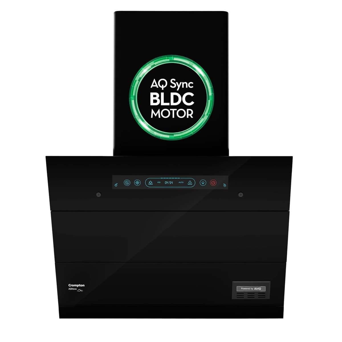 Crompton AQNova BLDC 60cm Slant Chimney with AirIQ Adaptive Suction (1800 m³/hr) - view 1