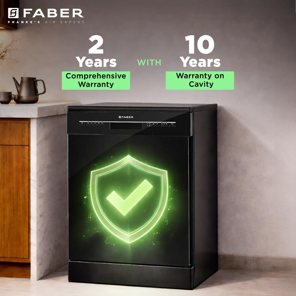 Faber FFSD 8PR 14S Free-Standing Dishwasher thumbnail 3