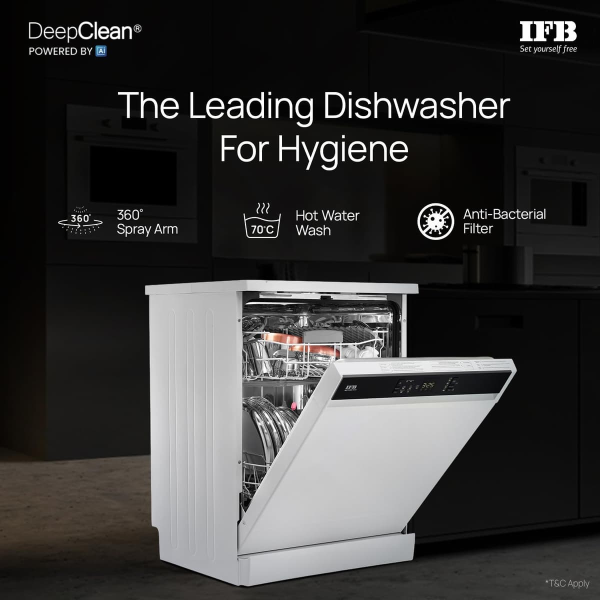 IFB Neptune FX 14 Place Dishwasher thumbnail 3