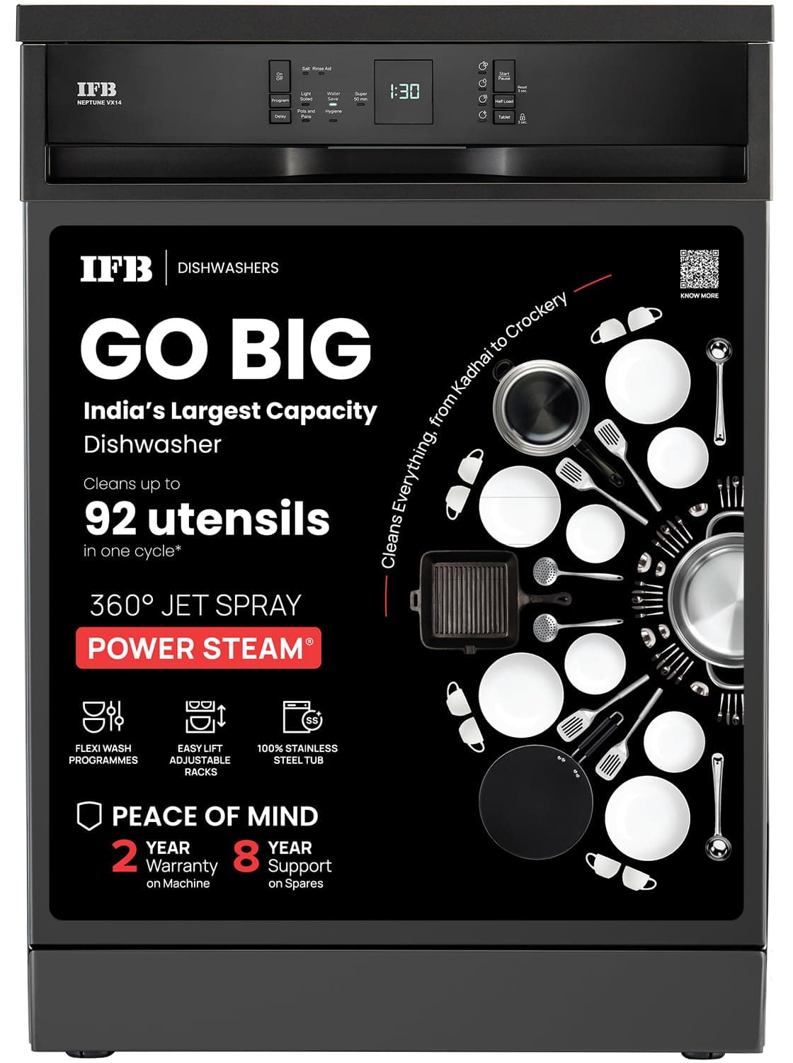 IFB Neptune VX Plus 15 Place Dishwasher