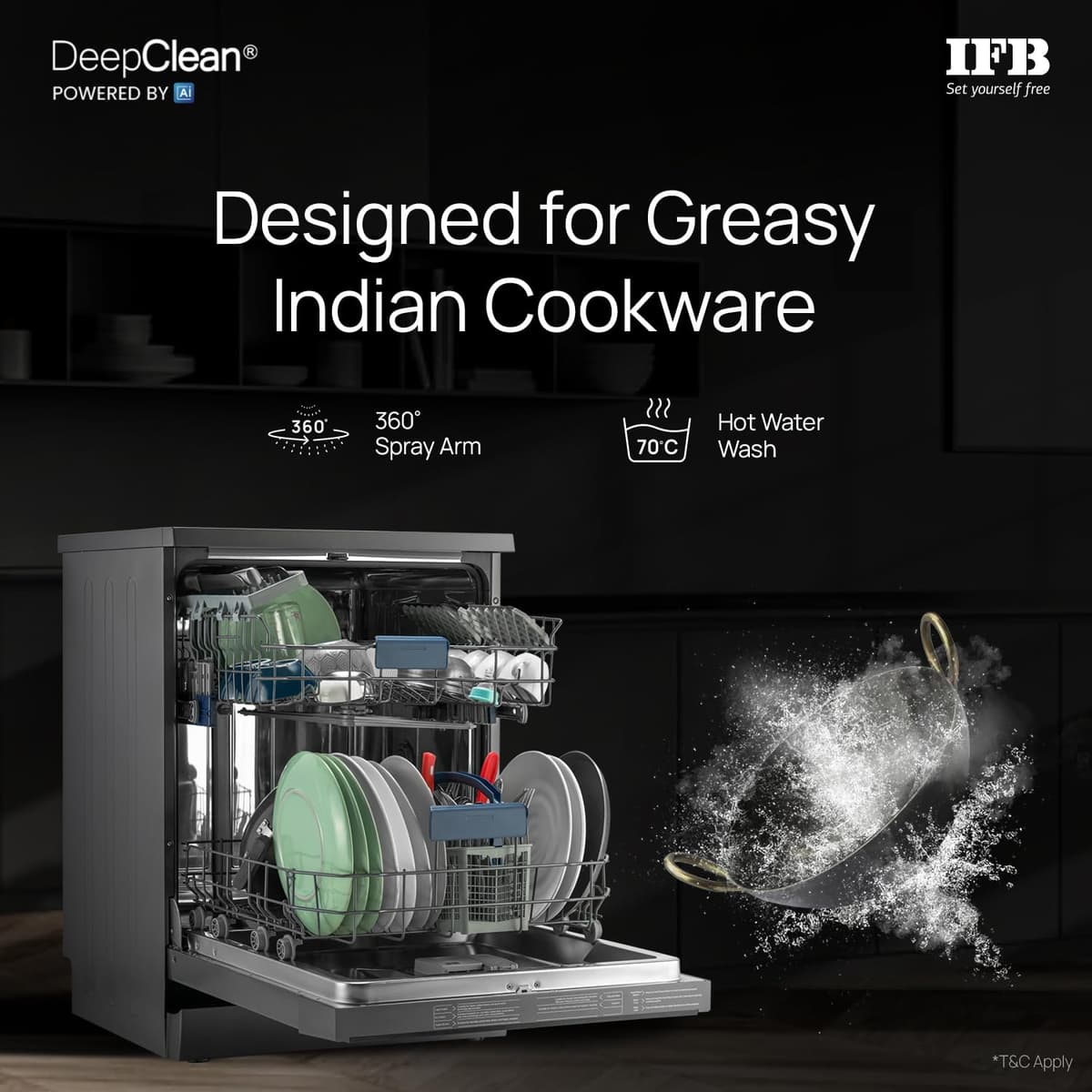 IFB Neptune VX Plus 15 Place Dishwasher thumbnail 4
