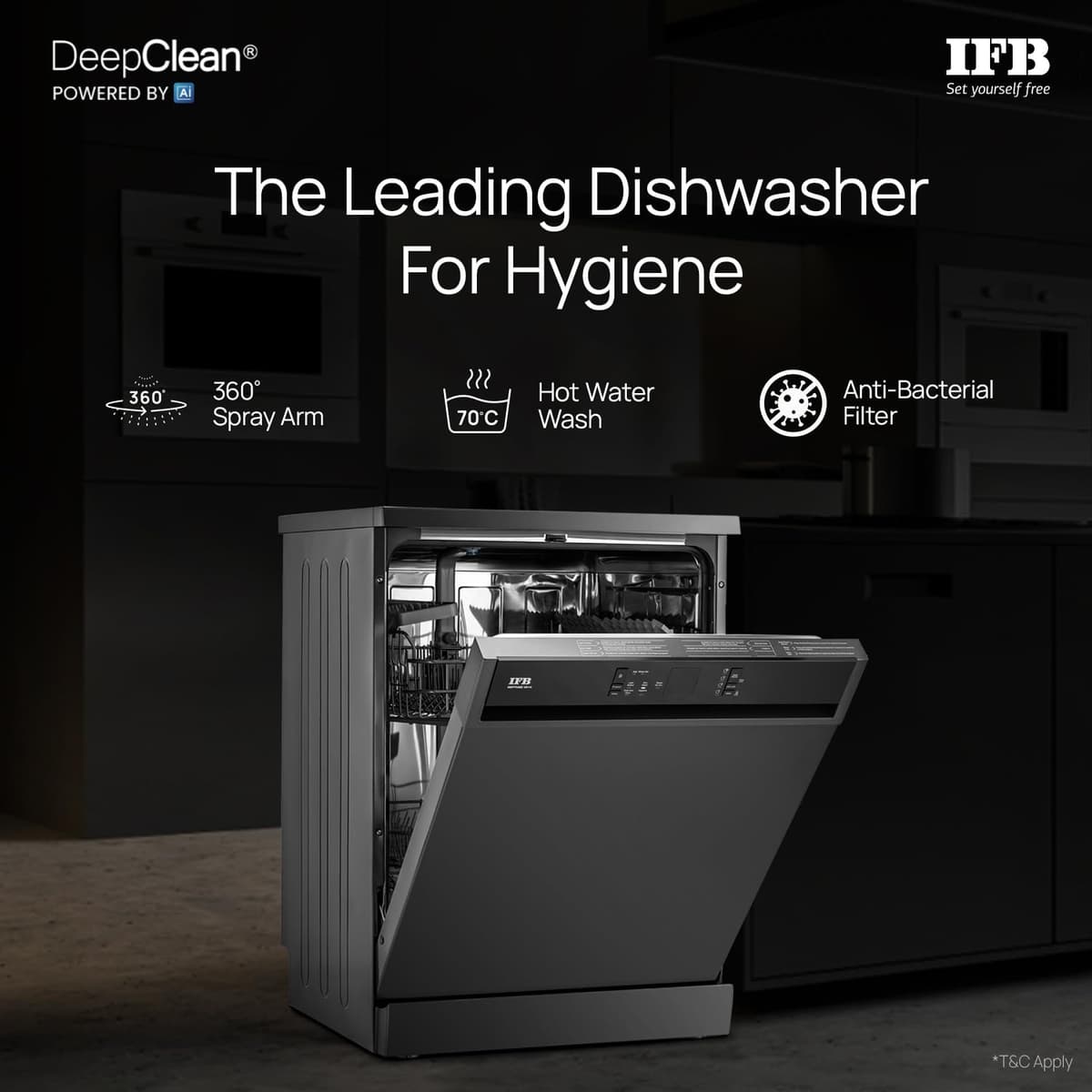 IFB Neptune VX Plus 15 Place Dishwasher thumbnail 5