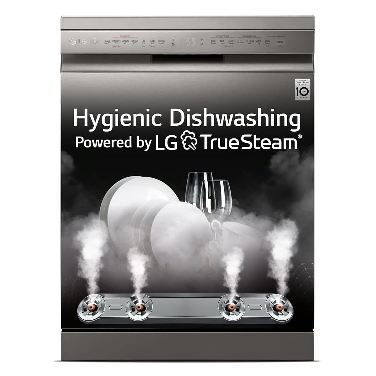 LG DFB424FP 14 Place TrueSteam Dishwasher