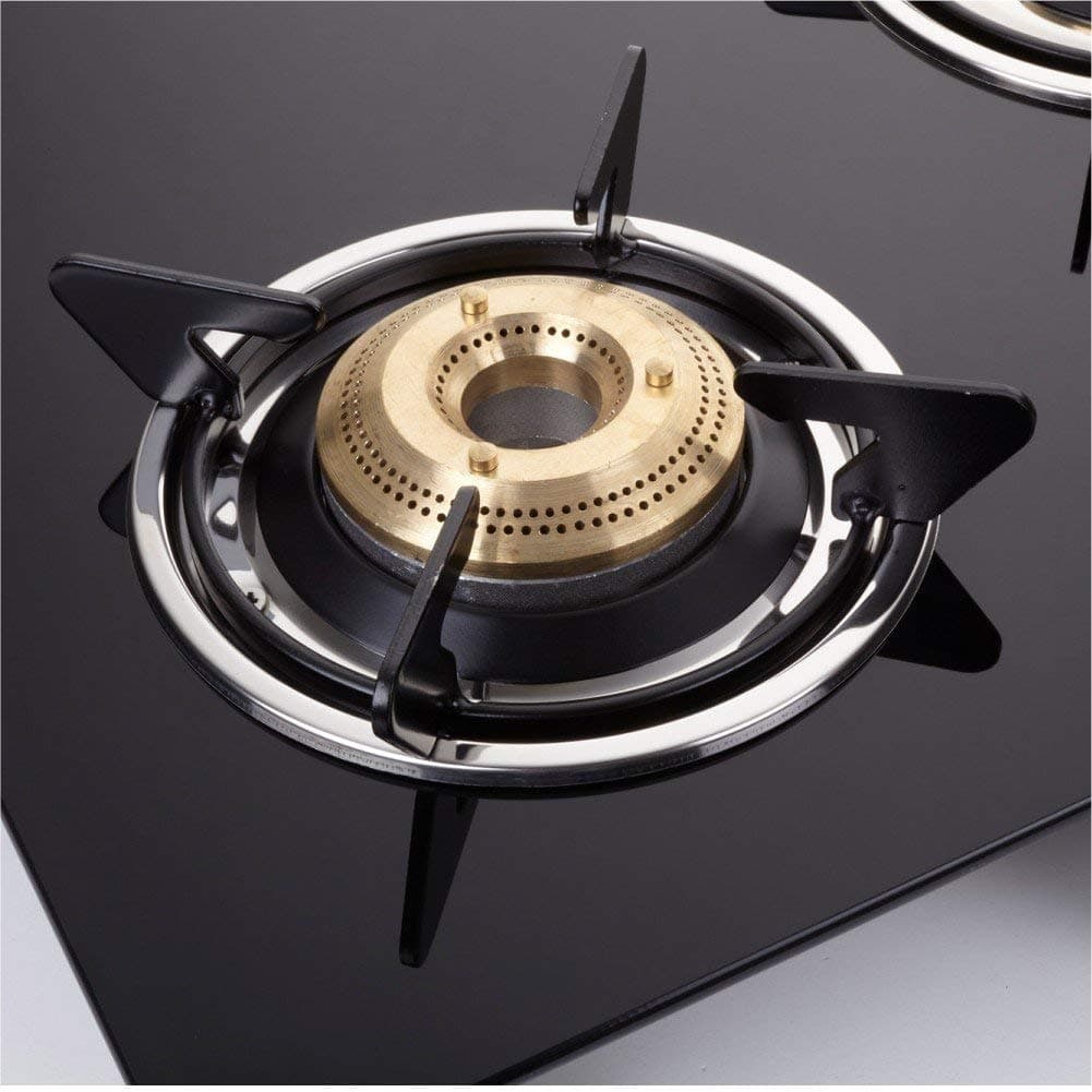 Elica Vetro 3 Burner Glass Top Gas Stove (703 CT VETRO BLK) thumbnail 4