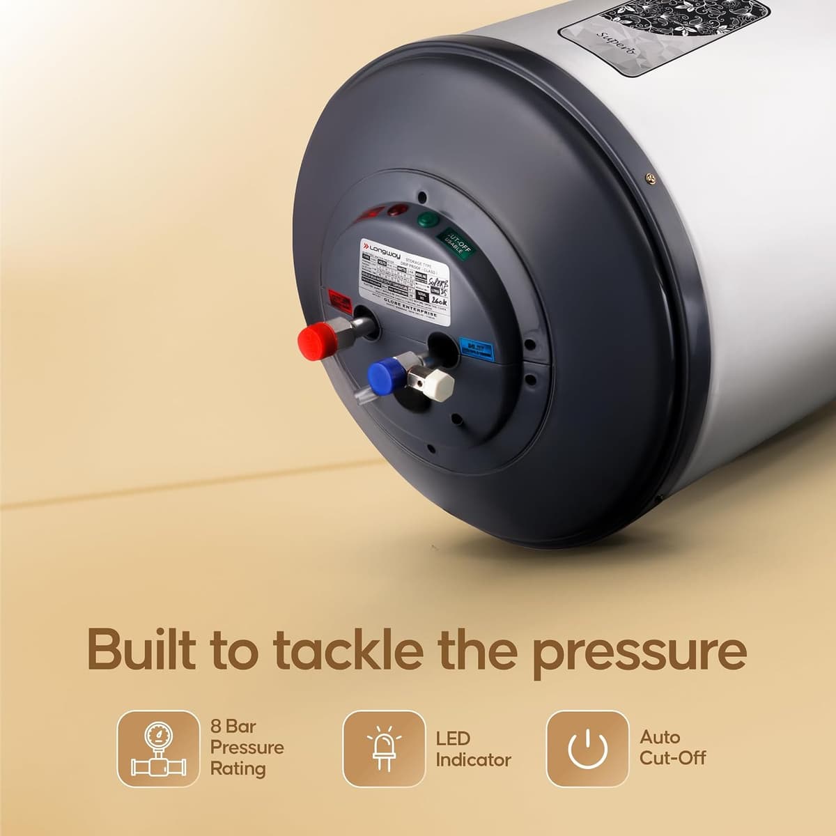 Longway Superb 10L 5 Star Storage Geyser thumbnail 4