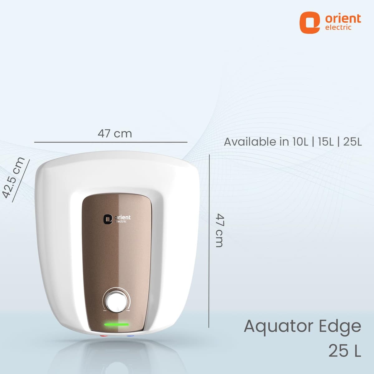 Orient Electric Aquator Edge 25L 5 Star Storage Geyser thumbnail 2