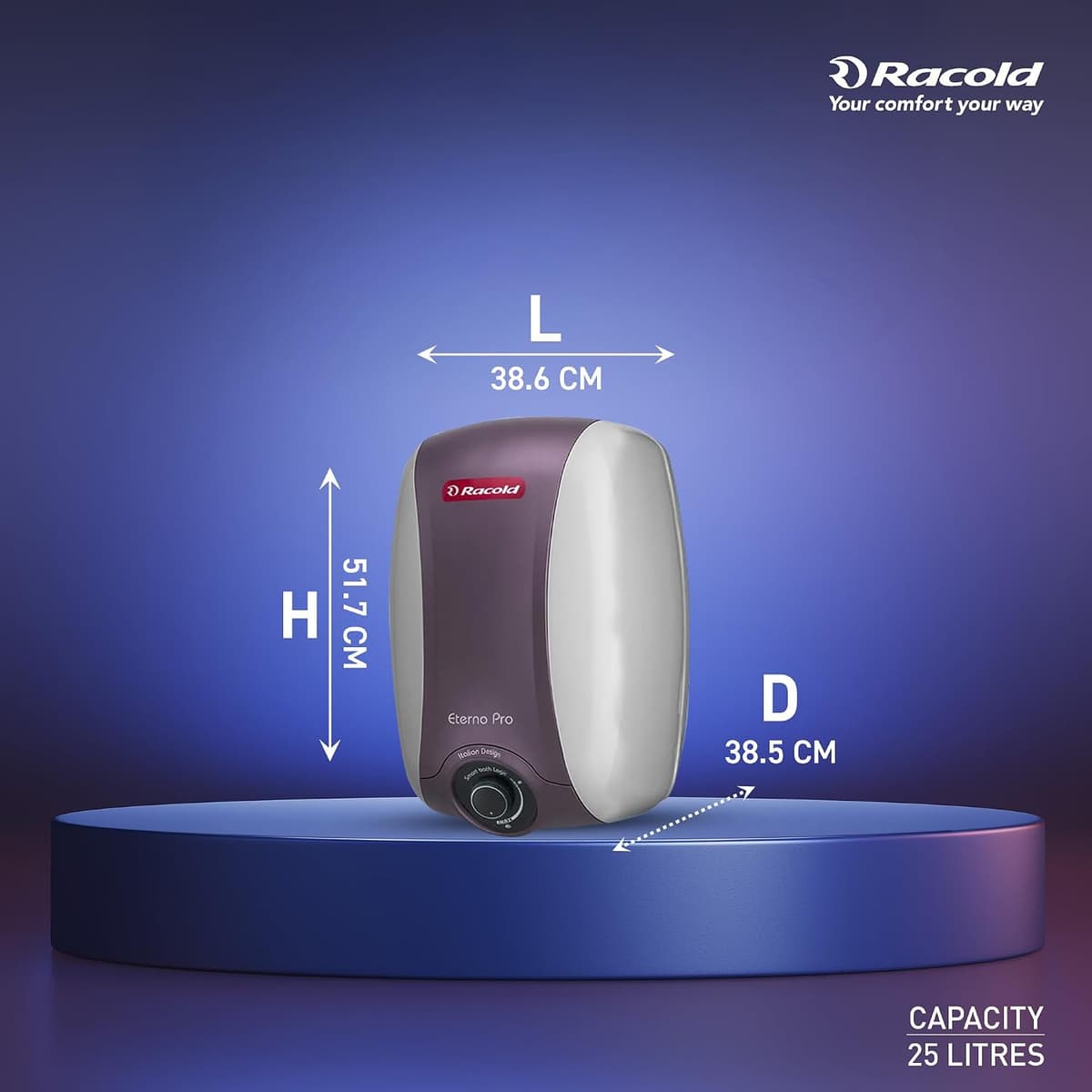 Racold Eterno Pro 25L Storage Geyser thumbnail 2