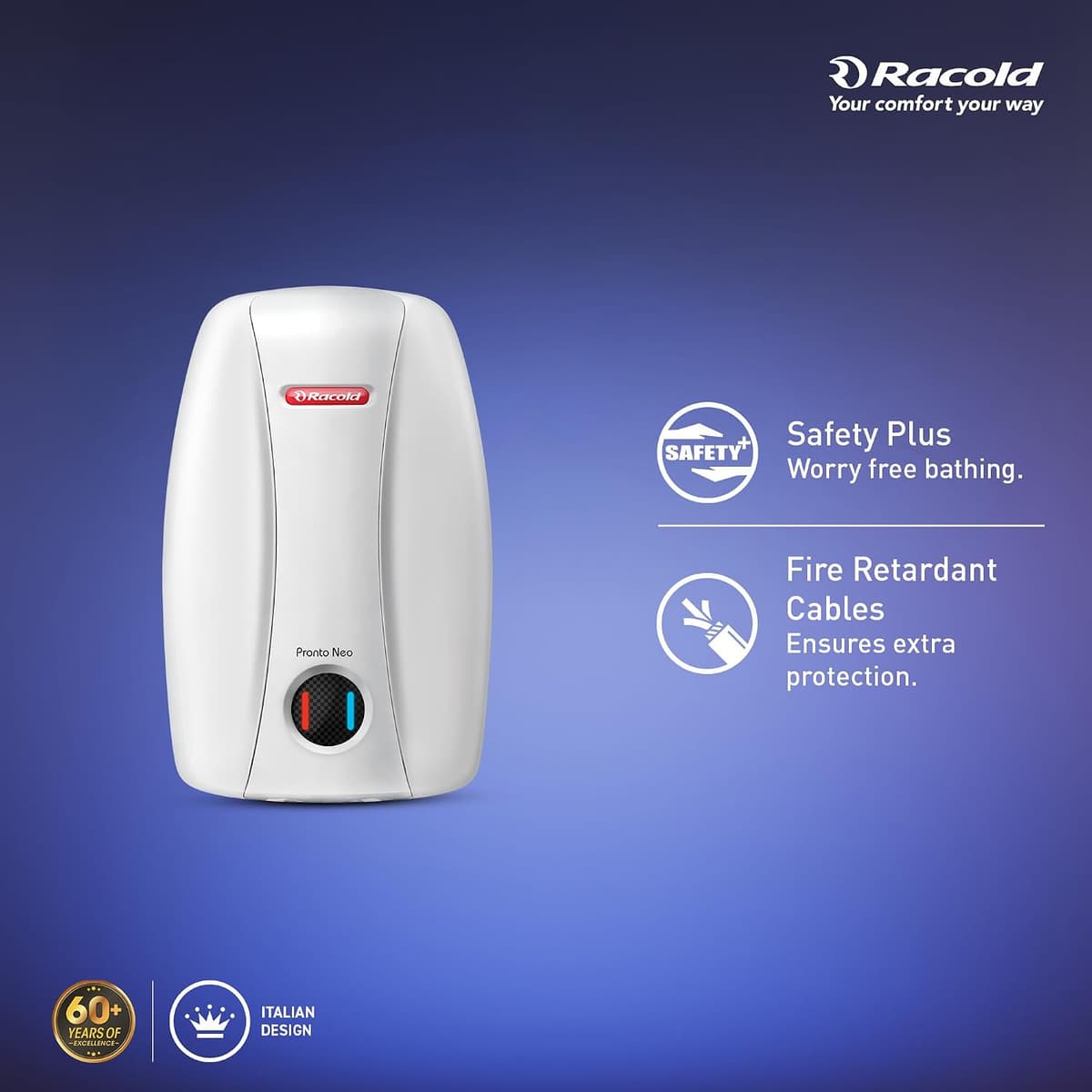 Racold Pronto Neo 5L Instant Geyser, 3000 W thumbnail 4