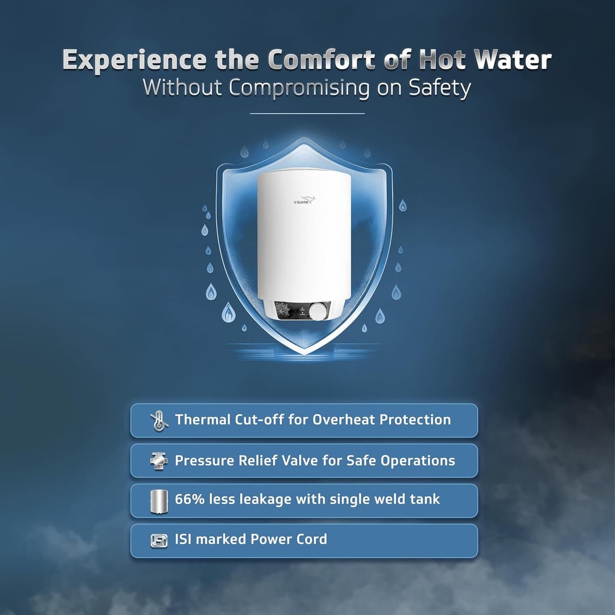 V-Guard Zio 15L Storage Geyser thumbnail 2