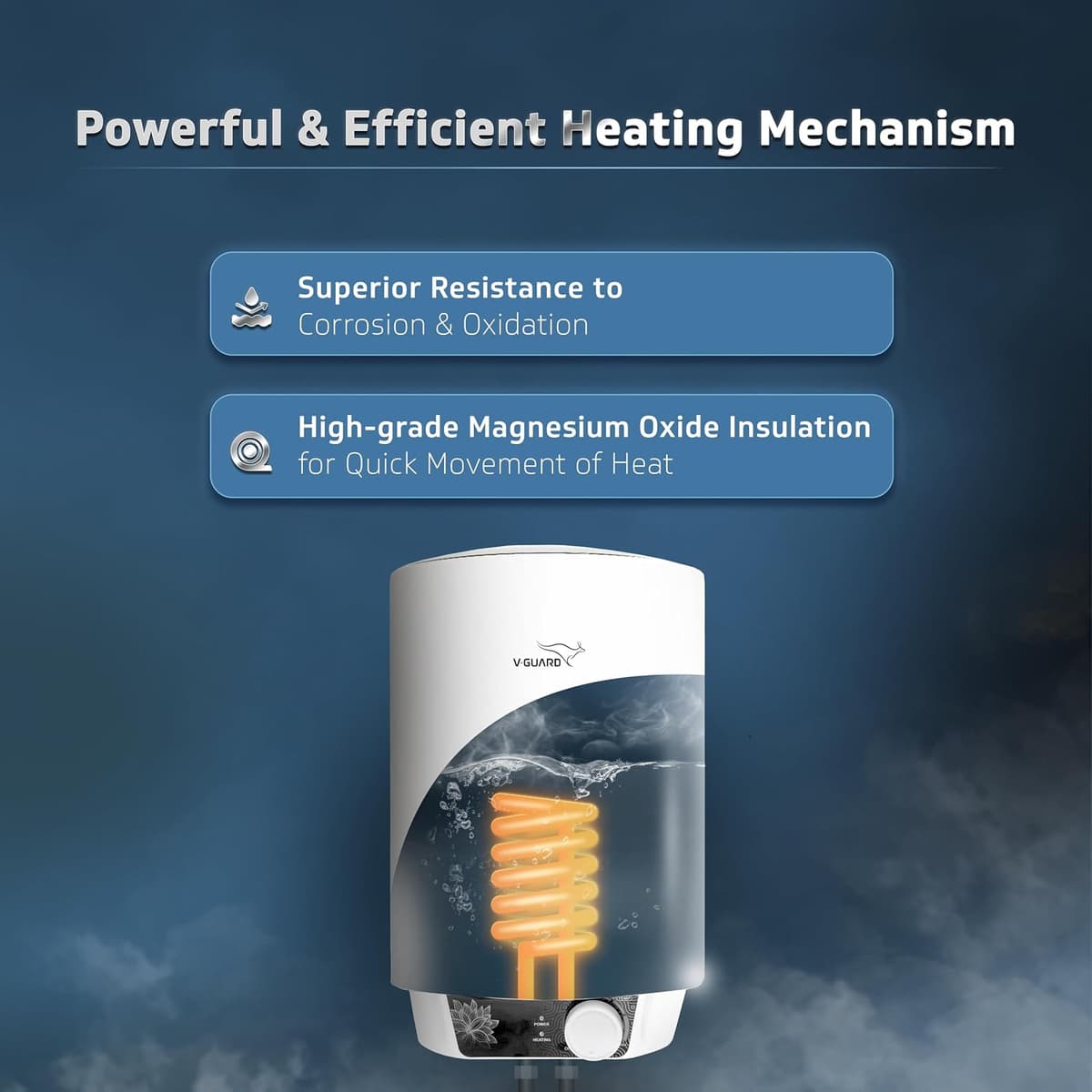 V-Guard Zio 15L Storage Geyser thumbnail 3