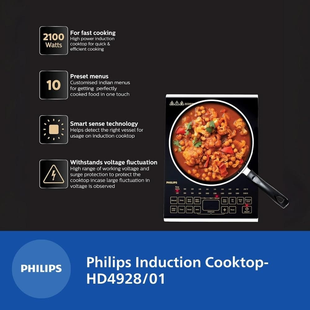 AGARO Regal 2100W Induction Cooktop thumbnail 2