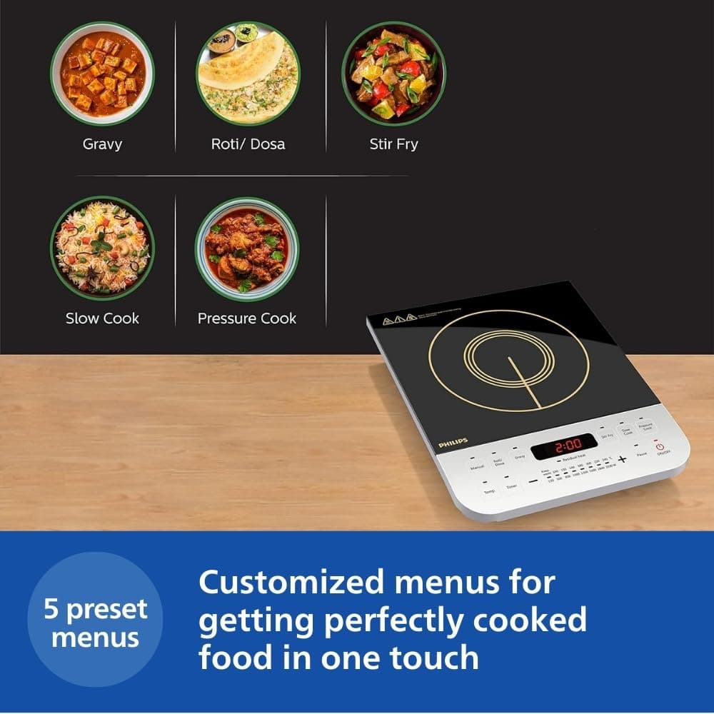 AGARO Regal 2100W Induction Cooktop thumbnail 3