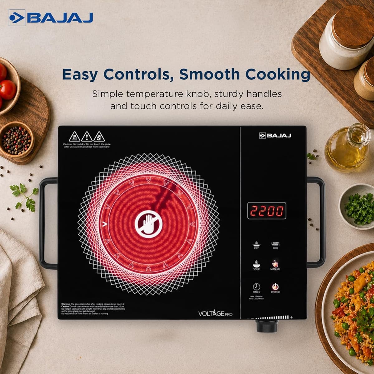 Elica Vetro 2200W Induction Cooktop thumbnail 5