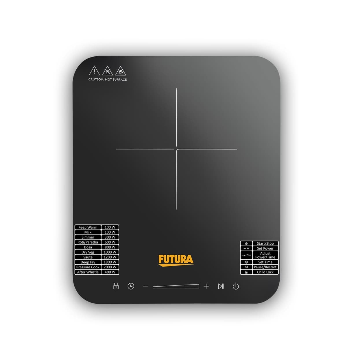 Hawkins Futura Single Induction Hob 2000W (FIC1A1) - view 1