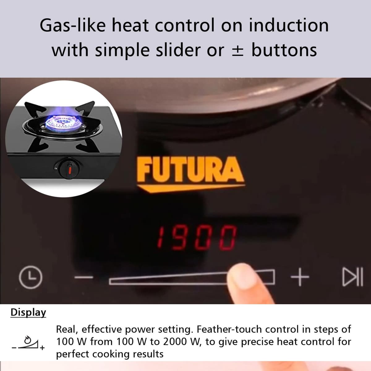 Hawkins Futura Single Induction Hob 2000W (FIC1A1) thumbnail 3