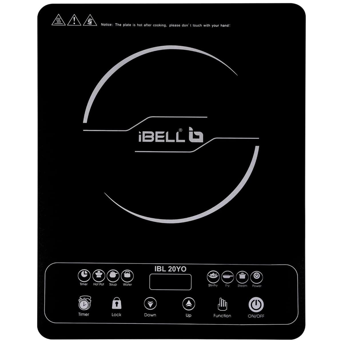 iBELL 20YO 2000W Induction Cooktop thumbnail 3