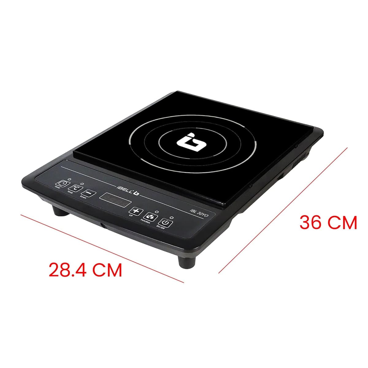iBELL 30YO 2000W Induction Cooktop thumbnail 2