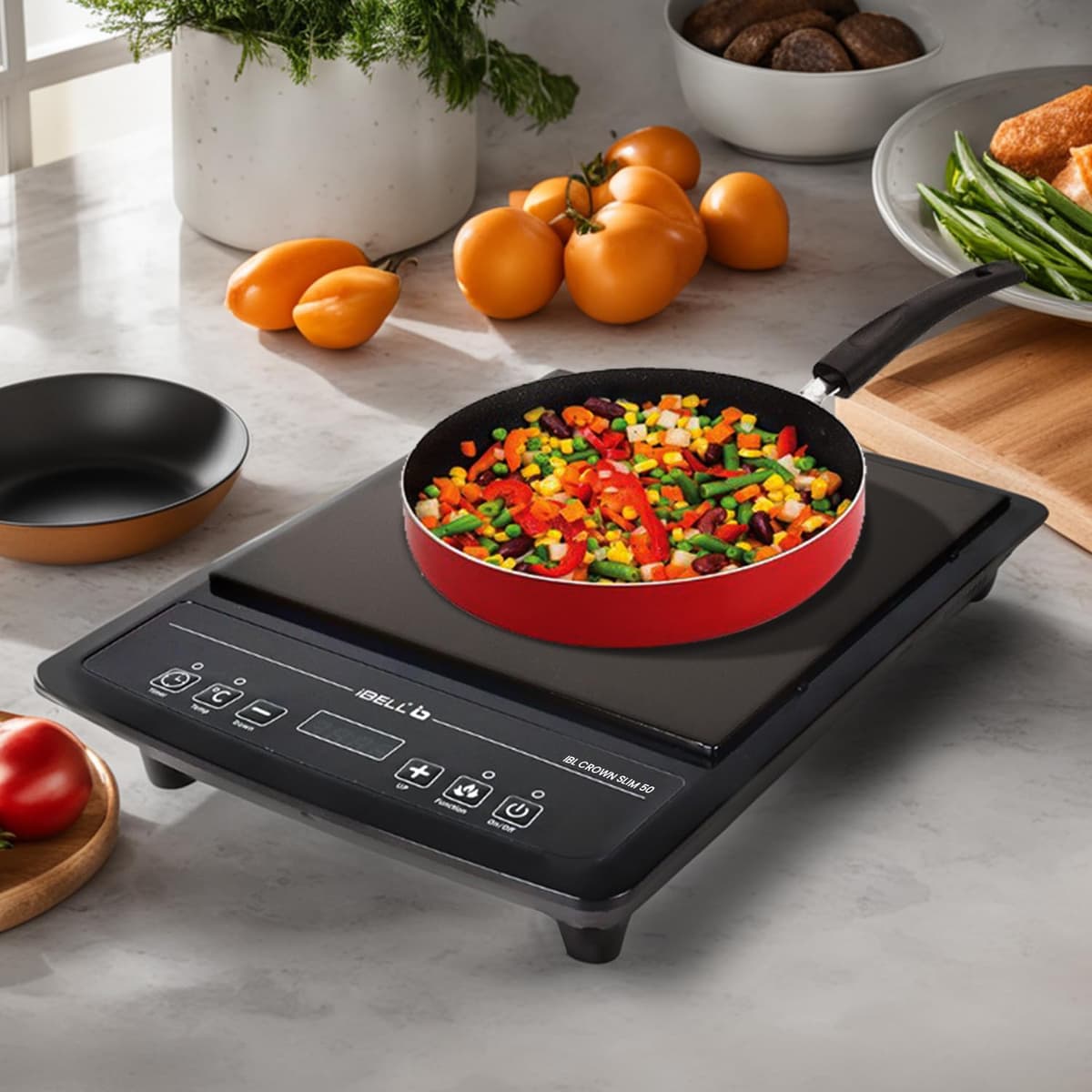 iBELL SLIM50 2000W Induction Cooktop thumbnail 2