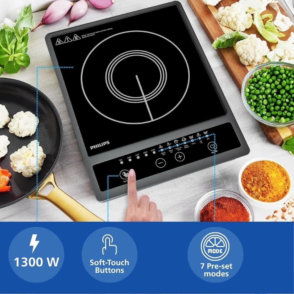 Philips HD4934/00 Induction Cooktop thumbnail 3