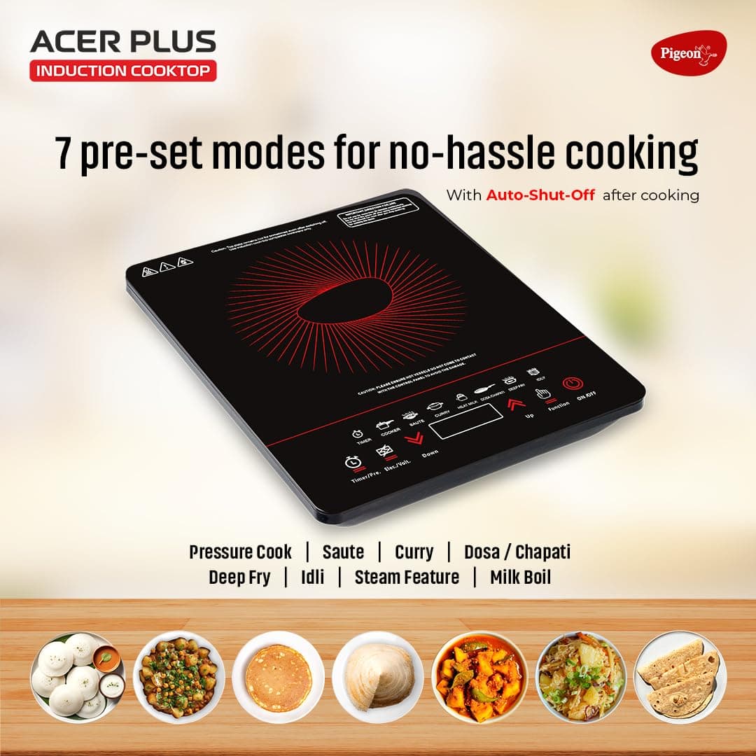 Pigeon by Stovekraft Acer Plus 1800W Induction Cooktop thumbnail 2