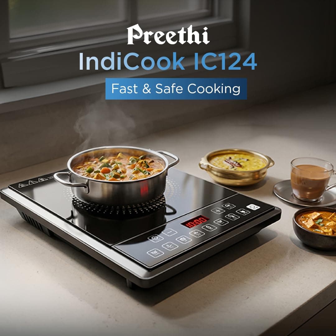 Preethi Indicook IC124 2100W Induction Cooktop thumbnail 3