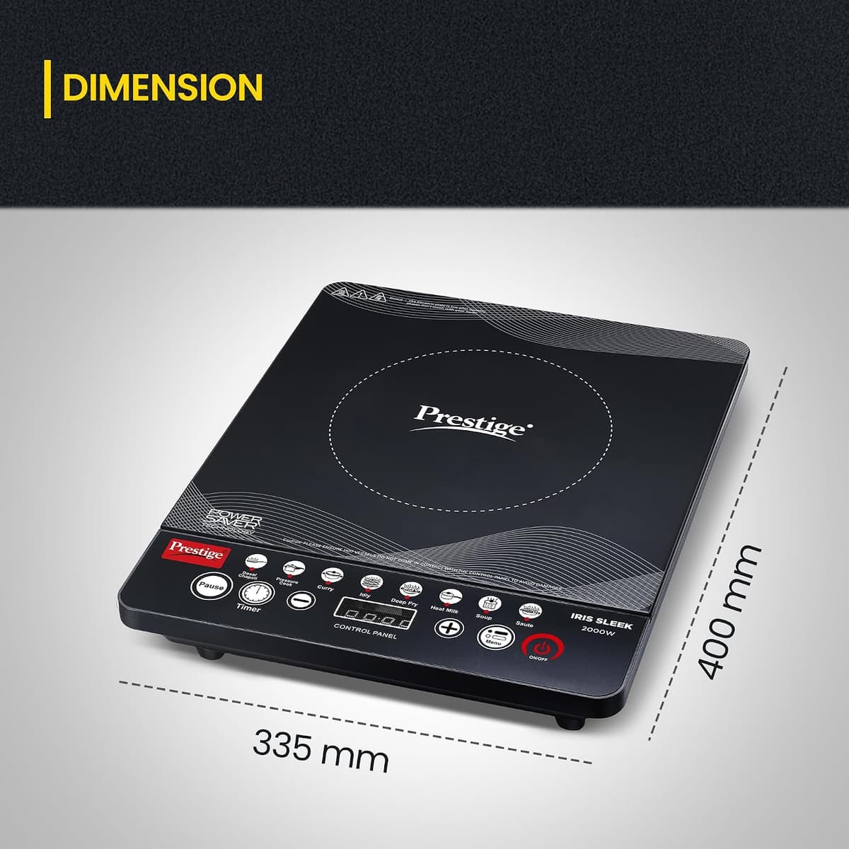 Prestige Iris Sleek 2000W Induction Cooktop thumbnail 2