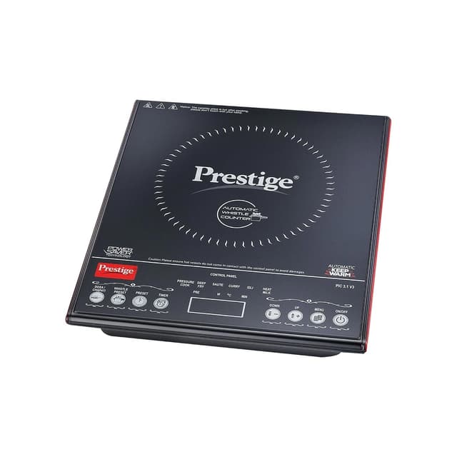 Prestige PIC 3.1 V3 2000W Induction Cooktop with Automatic Whistle Counter