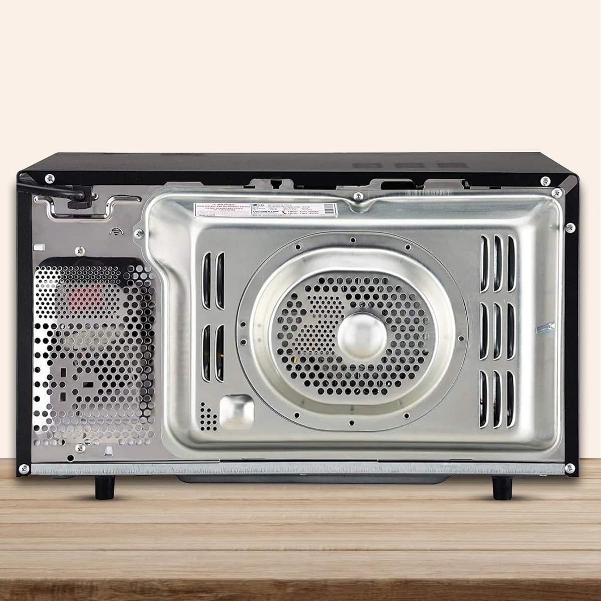 LG 28L Convection Microwave Oven with Rotisserie (MC2886BRUM) thumbnail 2