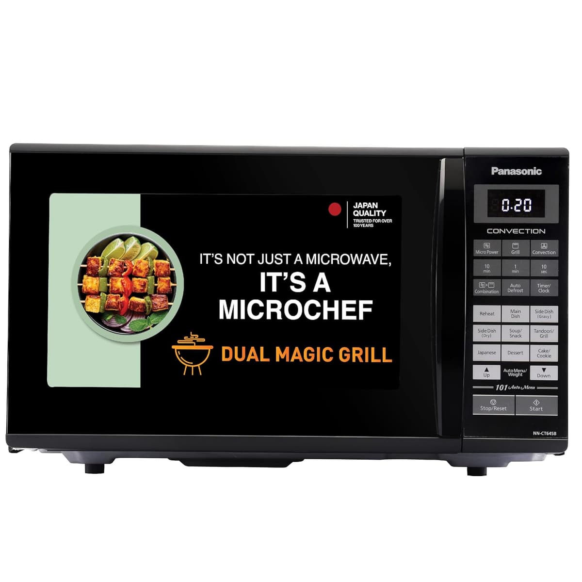 Panasonic 27L Convection Microwave Oven (NN-CT645BFDG) - view 1