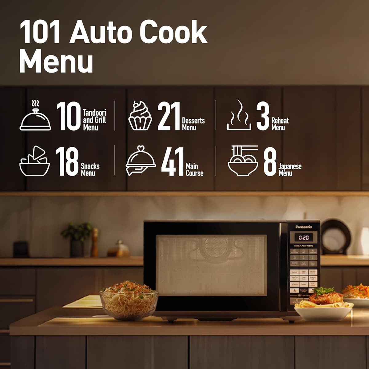 Panasonic 27L Convection Microwave Oven (NN-CT645BFDG) thumbnail 4