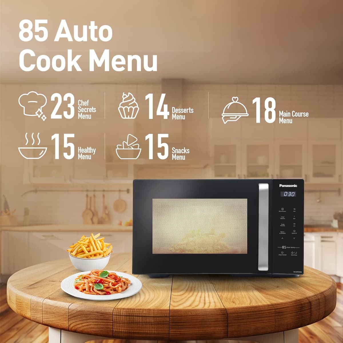 Panasonic 25L Solo Microwave Oven (NN-ST310QBFG) thumbnail 4