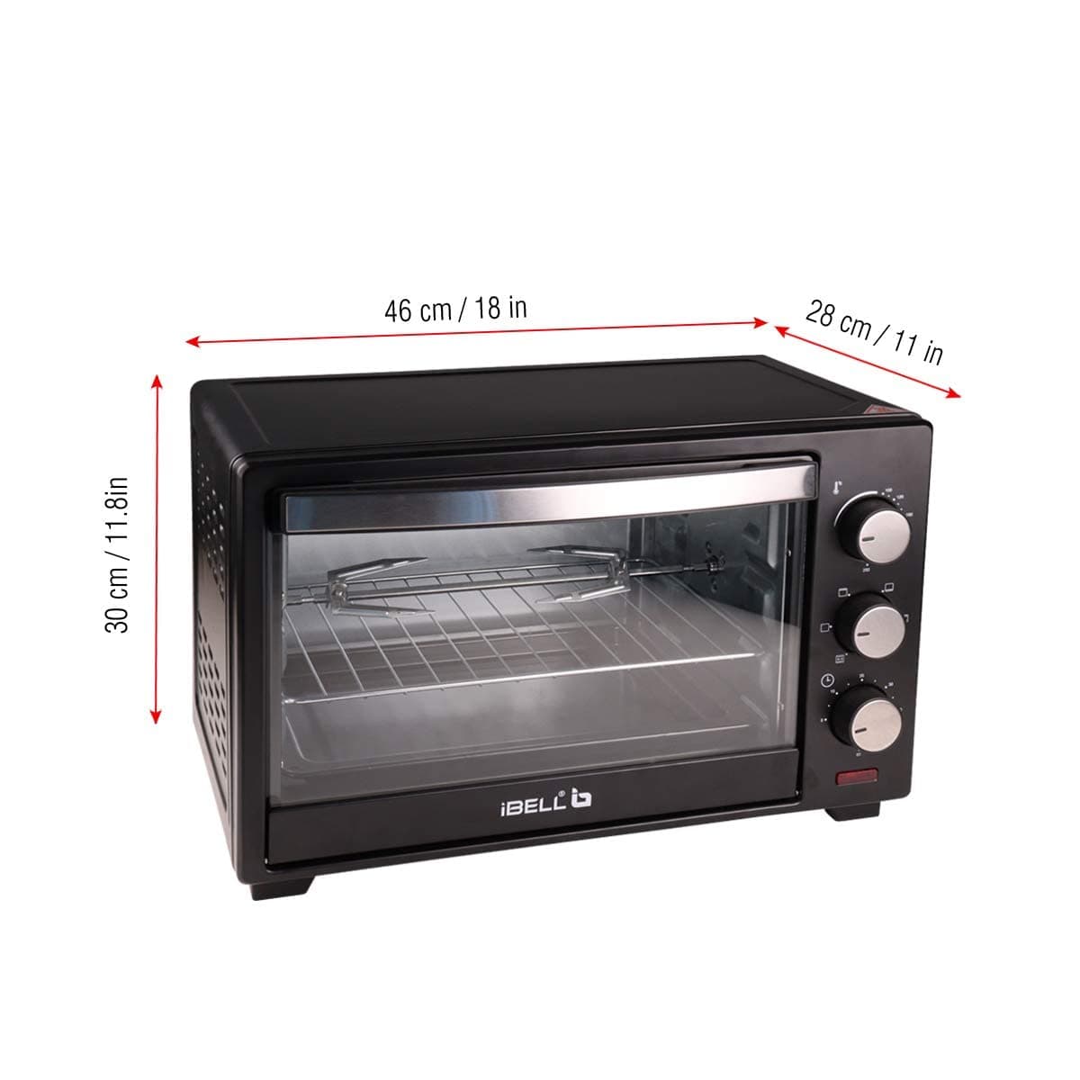iBELL 25L OTG with Rotisserie (IBLEO25LGNEW) thumbnail 3