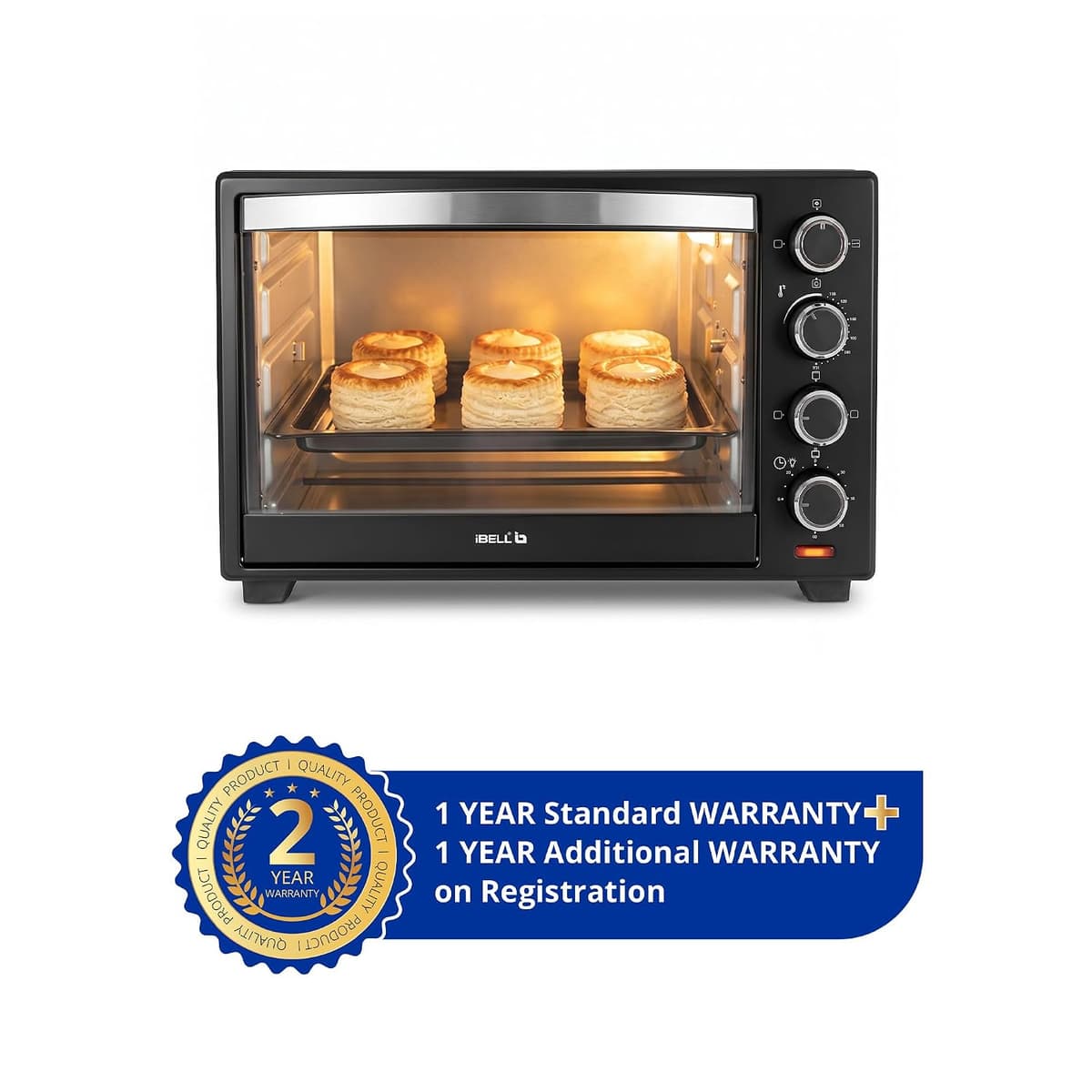 iBELL 40L OTG with Convection and Motorised Rotisserie (EO40LGDLX) thumbnail 4
