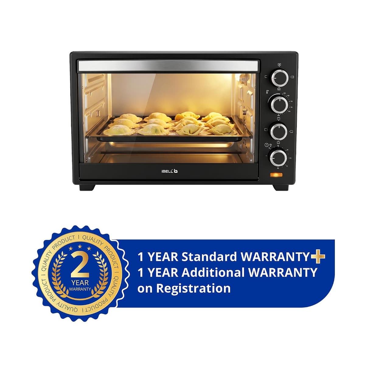 iBELL 50L OTG with Convection and Motorised Rotisserie (EO50LGDLX) thumbnail 4