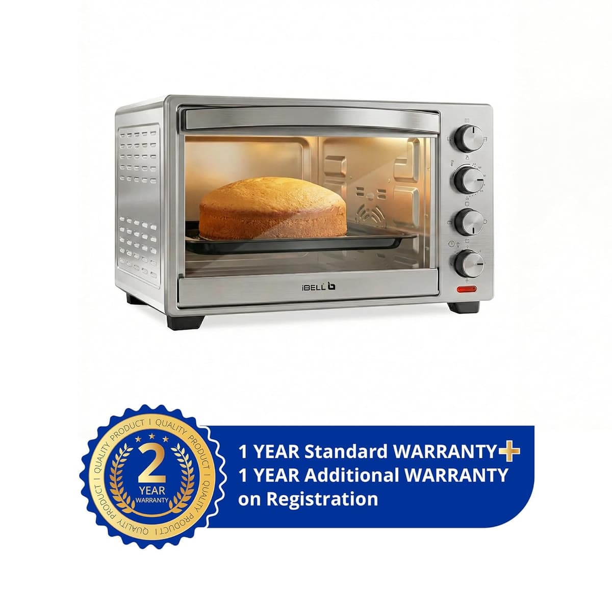iBELL 30L Stainless Steel OTG with Convection and Motorised Rotisserie (EOSS30LG) thumbnail 3