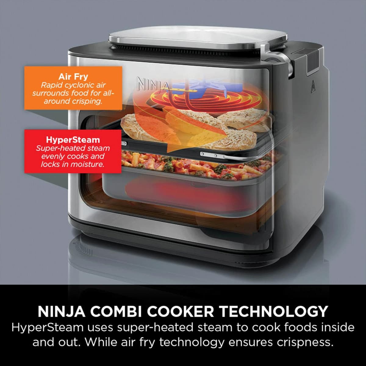 Ninja Combi 14-in-1 Multi-Cooker, Oven and Air Fryer (SFP701IN, 12.5L) thumbnail 4