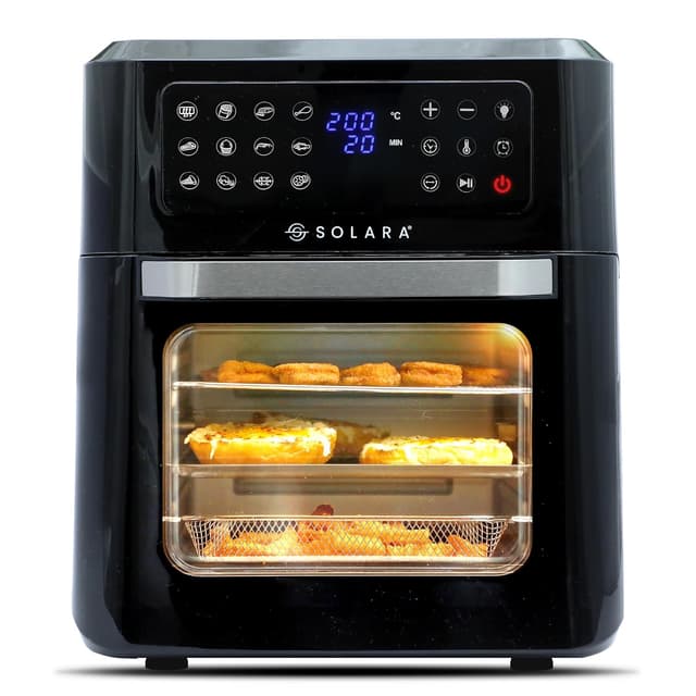 SOLARA 12L Air Fryer Oven with Rotisserie, 1800W